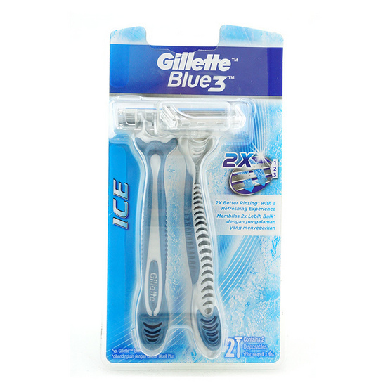 Gillette Blue 3 Ice Disposable 2pcs Gillette Blue 3 Ice Disposable 2pcs