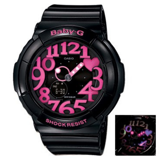 CASIO BABY-G รุ่น Neon Illuminator BGA-130-1BDR CASIO BABY-G รุ่น Neon Illuminator BGA-130-1BDR