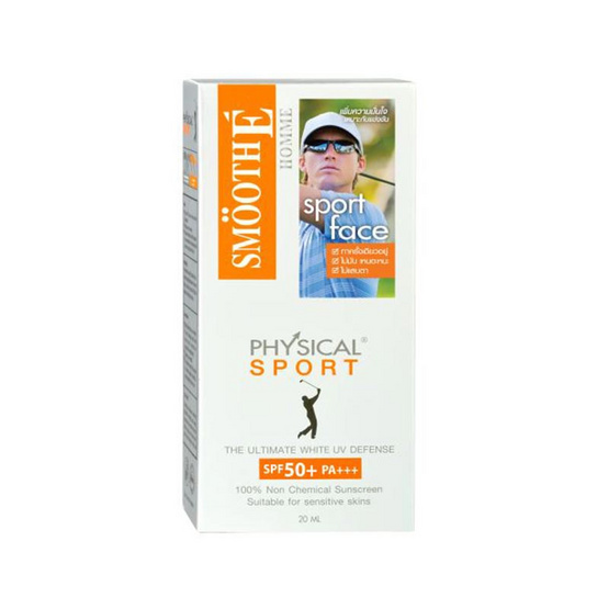 Smooth E BABY FACE PHYSICAL SPORT SPF50 PA+++ 20ml Smooth E BABY FACE PHYSICAL SPORT SPF50 PA+++ 20ml