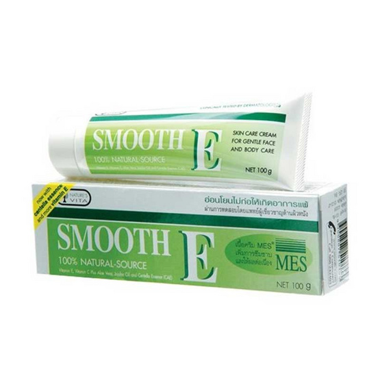 Smooth E ครีมดูแลริ้วรอย แผลเป็น จุดด่างดำ 100 กรัม Smooth E ครีมดูแลริ้วรอย แผลเป็น จุดด่างดำ 100 กรัม