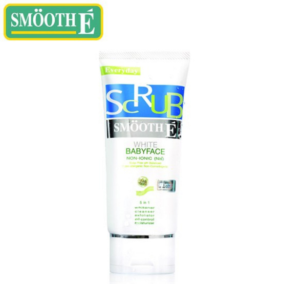 Smooth E WHITE BABY FACE SCRUB FOAM 4 oz Smooth E WHITE BABY FACE SCRUB FOAM 4 oz