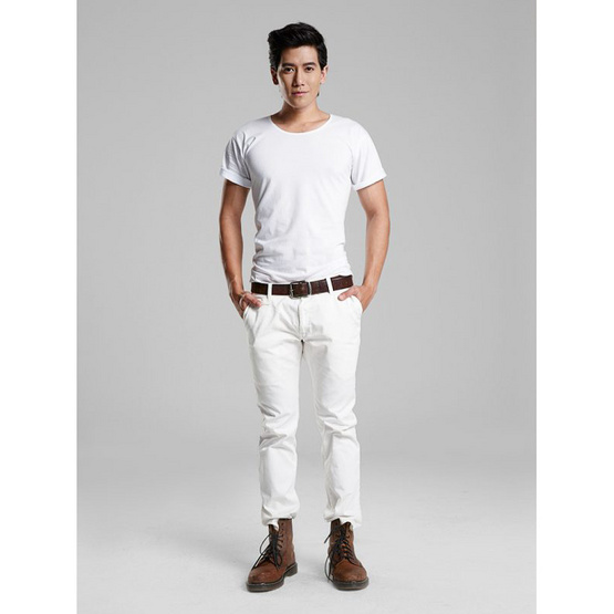 Double Goose 212 เสื้อคอกว้างบุรุษสีขาว Pack 3 รุ่น Original Double Goose 212 เสื้อคอกว้างบุรุษสีขาว Pack 3 รุ่น Original