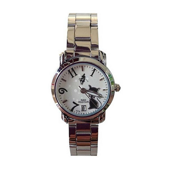 Paris Polo Club นาฬิกาข้อมือ รุ่น 3PP-708L-White Paris Polo Club นาฬิกาข้อมือ รุ่น 3PP-708L-White