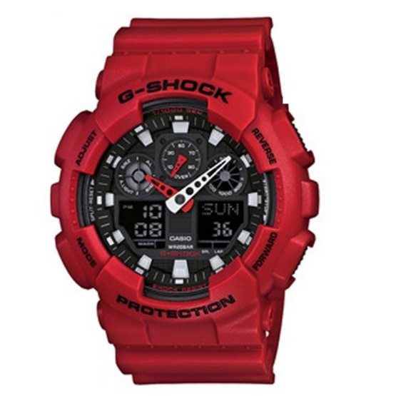 CASIO G-SHOCK นาฬิกาข้อมือ Analog-Digital ร่น GA-100B-4ADR CASIO G-SHOCK นาฬิกาข้อมือ Analog-Digital ร่น GA-100B-4ADR