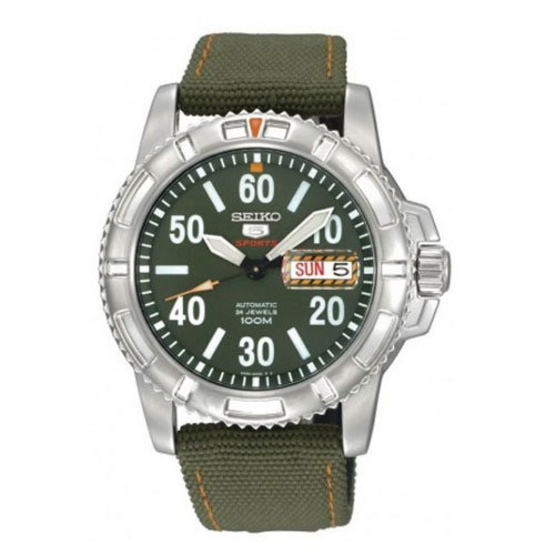 SEIKO นาฬิกาข้อมือ 5 Sports Automatic Millitary รุ่น SRP215K2 SEIKO นาฬิกาข้อมือ 5 Sports Automatic Millitary รุ่น SRP215K2